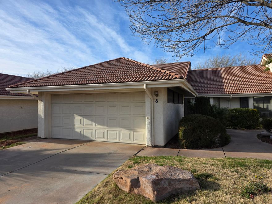 Experience resort-style living in this charming 2-bedroom, 2-bathroom home located at 275 S Valley View Dr #8. Situated within the desirable Willow Run Resort community, this residence features a 2-car garage and an inviting layout perfect for a year-round home or a low-maintenance desert getaway. Residents enjoy unparalleled amenities, including both indoor and outdoor swimming pools, a hot tub, a playground, and tennis and pickleball courts. With its prime location near Tonaquint Park and Sunset Boulevard dining, this property offers a seamless blend of recreation and convenience in the heart of St. George.