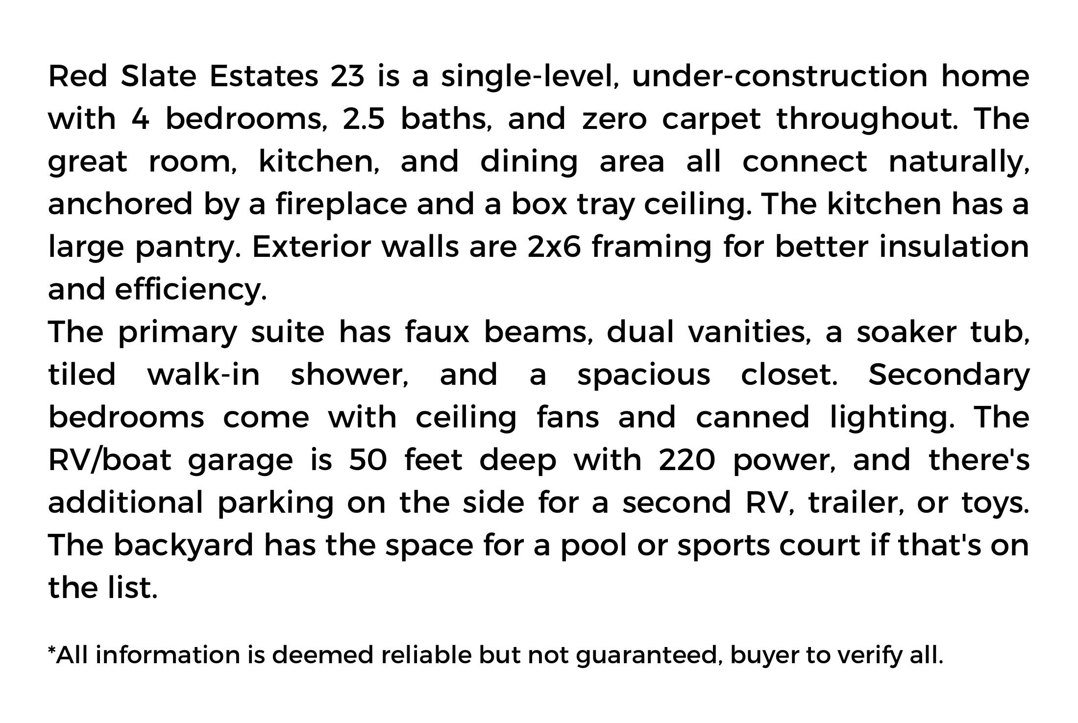 RED SLATE ESTATES - Residential