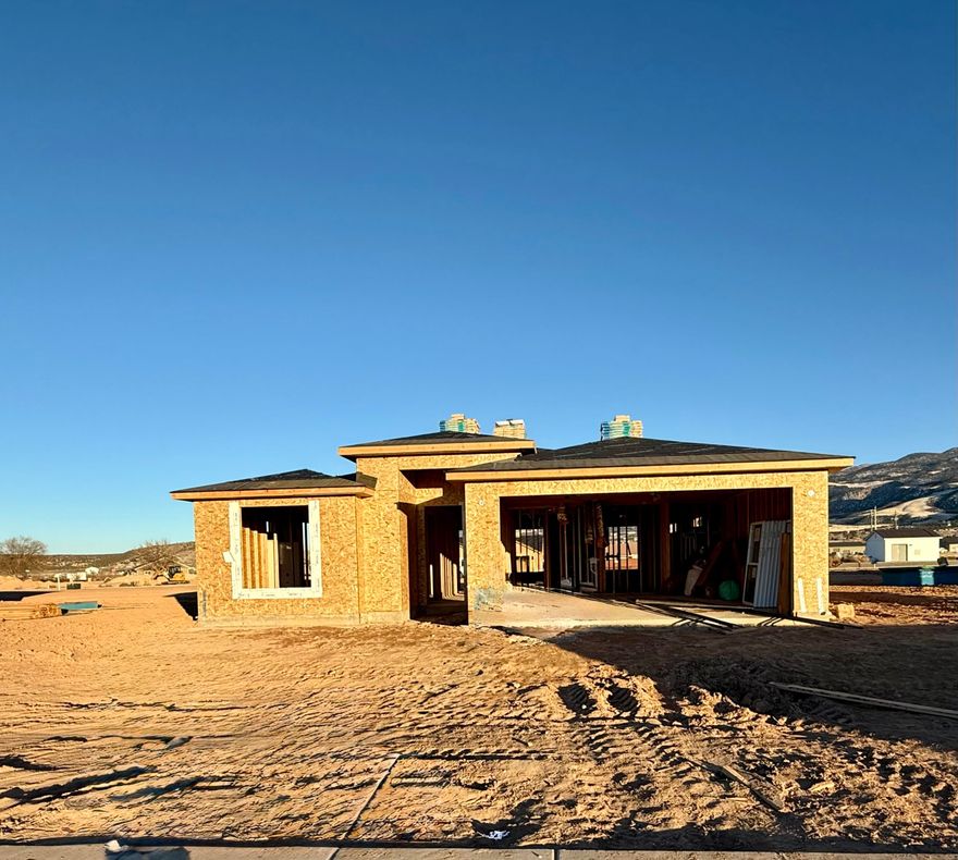 Welcome to ''The Ammon'' a beautiful new construction home in the desirable Valley Gate Estates community! This thoughtfully designed single-level floor plan offers 1,530 sq. ft. of modern comfort, featuring 3 bedrooms, 2 bathrooms, and a spacious 2 car garage. Step inside to find an open-concept layout that perfectly blends functionality and style. The kitchen flows seamlessly into the living and dining areas, creating the ideal space for entertaining or relaxing with family. The private primary suite includes a walk-in closet and a well-appointed ensuite bathroom for added comfort. Enjoy the convenience of single-level living, quality craftsmanship, and the peace of mind that comes with owning a brand-new home. Located in the growing Valley Gate Estates subdivision.