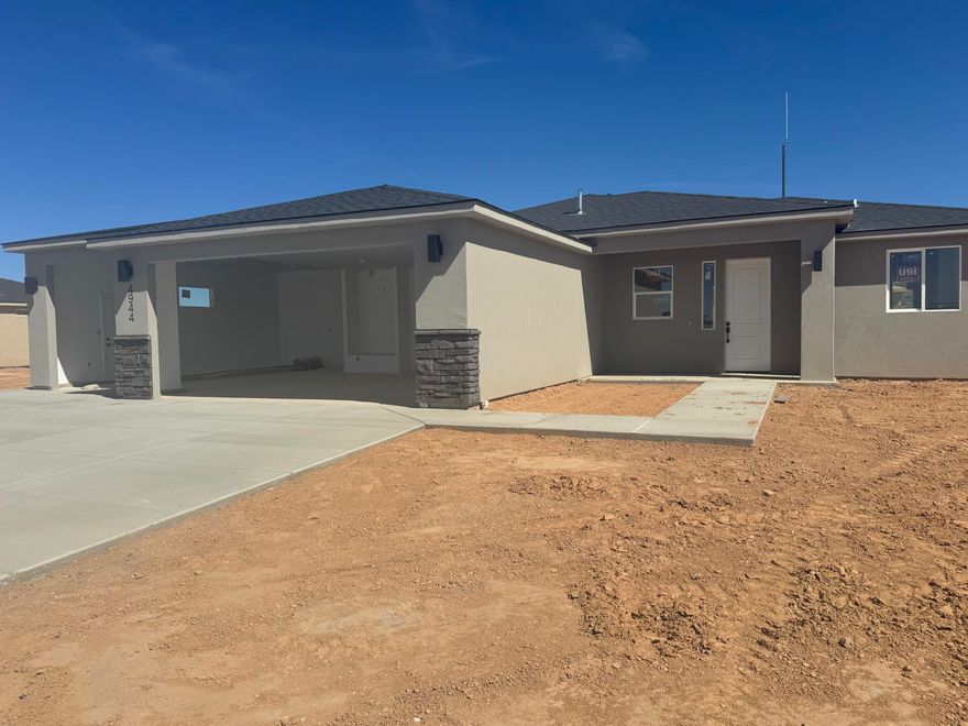 Welcome to ''The Ammon'' a beautiful new construction home in the desirable Valley Gate Estates community! This thoughtfully designed single-level floor plan offers 1,530 sq. ft. of modern comfort, featuring 3 bedrooms, 2 bathrooms, and a spacious 2 car garage. Step inside to find an open-concept layout that perfectly blends functionality and style. The kitchen flows seamlessly into the living and dining areas, creating the ideal space for entertaining or relaxing with family. The private primary suite includes a walk-in closet and a well-appointed ensuite bathroom for added comfort. Enjoy the convenience of single-level living, quality craftsmanship, and the peace of mind that comes with owning a brand-new home. Located in the growing Valley Gate Estates subdivision.