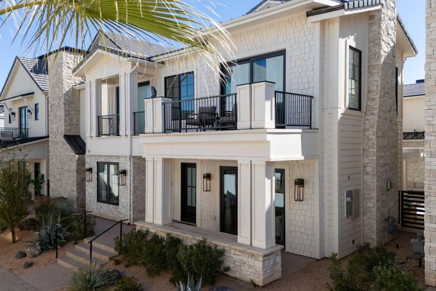 Stunning luxury vacation home in Desert Color Resort offering the ultimate St. George getaway and investment opportunity. This expansive 8 -bedroom, 7 full + 2 half bath property comfortably sleeps up to 32 guests and is designed for both high-end living and unforgettable group experiences. Located just steps away from the 2.5-acre lagoon with sandy beaches, this home delivers true resort-style living in one of Southern Utah's most sought-after communities.

Inside, you'll find a thoughtfully designed layout across three levels featuring a private home theater, spacious gathering areas, and a fully equipped kitchen ideal for entertaining. The home is loaded with amenities including arcade games, ping pong, shuffleboard, and multiple indoor/outdoor living spaces that make it perfect for hosting large groups or maximizing nightly rental potential.

Step outside to your own private oasis with a pool, hot tub, covered patio, BBQ area, and a third-level rooftop deck complete with fire table and ample seating--perfect for enjoying Southern Utah sunsets.

Desert Color Resort offers unmatched amenities including a lagoon for swimming, paddleboarding, and kayaking, resort-style pools and hot tubs (heated year-round), pickleball courts, and a vibrant community atmosphere with ongoing events such as food truck nights, live entertainment, and family activities.

Additional features include a 2-car garage, ample nearby parking, and access to boat/RV/trailer parking within the community. Whether you're looking for a luxury second home, a high-performing nightly rental, or a property that offers both lifestyle and income, this home checks every box.

Buyer to verify all information.