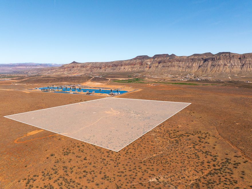 ±40-acre residential development opportunity in Hurricane, Utah with R1-10 zoning. Density is governed by a 10,000 sq ft average lot size (8,000 sq ft minimum), allowing flexibility for a buyer to design and optimize lot yield, product mix, and overall layout.

Preliminary site planning has illustrated a yield of approximately 133 lots based on one conceptual layout. Conceptual plans for ''Maravilla Estates'' are available and reflect a more amenity-driven design with additional open space; however, the property has not been taken through Preliminary Plat, allowing a buyer to reconfigure and potentially increase overall density through alternative design and engineering.

Located adjacent to Southern Shores ski lake community and bordering Sand Hollow State Park. Less than 10 minutes to Copper Rock and Sand Hollow Golf Courses, Sand Hollow Reservoir, and the Sand Dunes--one of Southern Utah's most active recreation corridors.

Positioned in a high-growth area with strong second-home and recreation-driven demand. Water infrastructure is in progress (tower and well), sewer available with planned upsizing, and power tied to future substation development. Off-site improvements required for fire access (2400 W connection).

Survey and geotechnical report available. Buyer to verify all utilities, density, timelines, and development requirements.