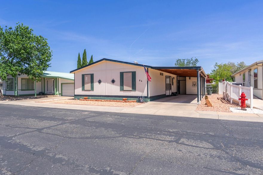 Welcome home to Lava Bluff, this 55 years and older community is located between St George and Hurricane City.  This cozy home was just renovated and has a inviting private backyard perfect to relax or entertain.  Vacant and easy to show, just call listing agent to confirm access.