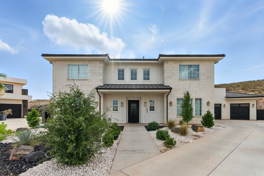 Need space w/style?   A thoughtfully designed 5 bedroom 4.5 bath home with a great floorplan for easy living.  At the end of a quite cul-de-sac and built with great attention to detail.  You'll love the bright airy gathering room adjacent to the wonderful kitchen and dining area overlooking the pool and sports court on the rear grounds adjacent to the Copper Rock trails system.  Nearly new with exceptional financing options available