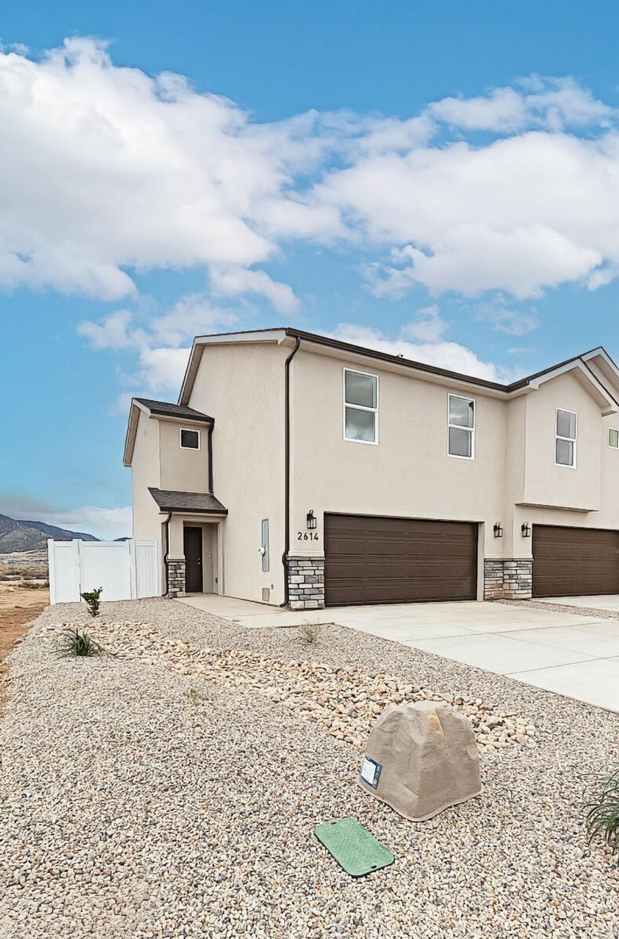 Brand-new construction with modern style and low-maintenance living! This well-built 3-bed, 2.5-bath, 1,484 sq ft Cedar City home features open living spaces, a bright kitchen, complete landscaping, fencing, and a 2-car garage. Enjoy mountain views and quick access to the outdoor recreation Southern Utah is known for-hiking, biking, and weekend adventures. Move-in ready and designed for comfort, convenience, and building your next chapter. Seller is offering $3,500 toward Buyer's Closing Costs when using preferred lender.