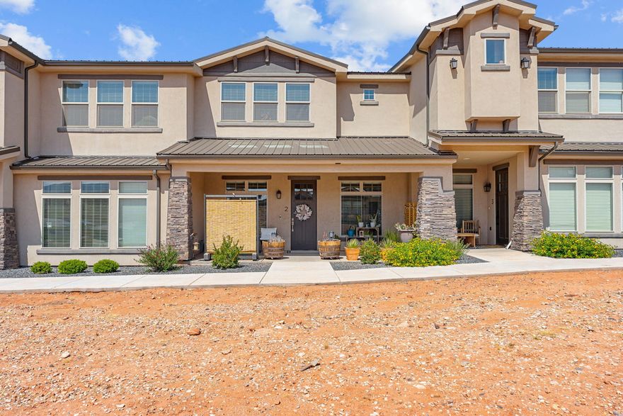 Beautiful home nestled in the heart of Ivins! Located in the Sage Villas Community, this 3 bed 2.5 bath is surrounded by beautiful scenic red mountain and desert landscape views. Spacious floor plan, thoughtful  upgrades throughout & Low HOA's!