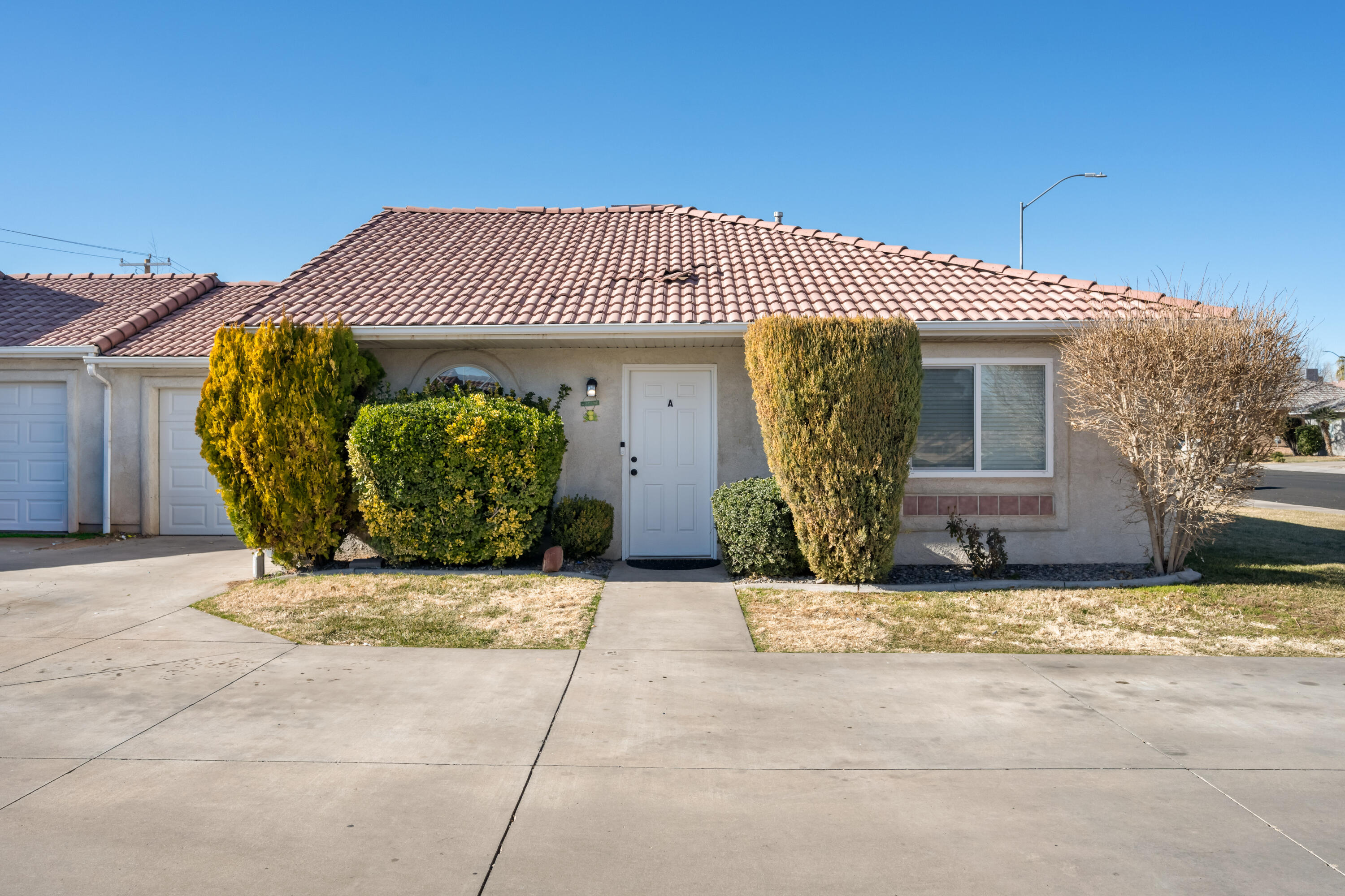 Excellent investment opportunity with this clean and updated duplex. Great location with NO HOA on a quiet street with a private driveway that provides plenty of off-street parking in addition to the garages. Unit A has been completely remodeled within the last 9 months. New HVAC unit on both sides within the last 2 years.  Fully occupied, please don't disturb tenants. Agent has ownership in property.