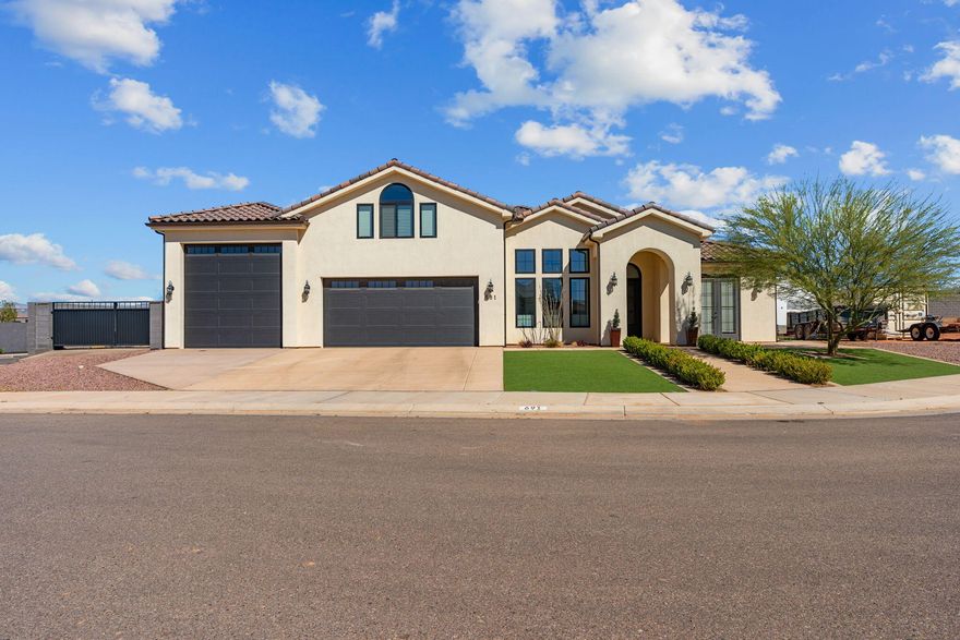 If you're looking for a great place to entertain, this home delivers. The backyard features a 15' x 39' resort-style pool with a built-in spa and shallow shelf, set against views of Pine Mountain in the distance. There's plenty of parking with a deep RV garage (34' deep, 11'7'' wide, 11'8'' opening), an RV pad behind the gate, and extra space on the lot. The property also includes a private ADU with 1 bedroom (and potential for a second), full kitchen, bath, and its own entrance.

Inside, the kitchen is well equipped with upgraded appliances and a functional layout for everyday living or hosting. The primary suite is a standout, featuring a steam shower, bidet, and heated floors for added comfort on cooler mornings. Tucked in a quiet cul-de-sac, this home offers a solid mix of space, comfort, and flexibility.