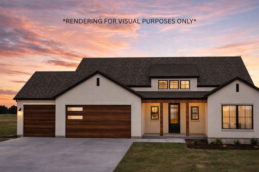 Welcome to the Dawson floor plan -- now available in the desirable Iron West subdivision! Already a favorite in Settlers Square, this layout offers thoughtful design, quality finishes, and a warm, inviting feel throughout. The open-concept great room features a beautiful fireplace and flows seamlessly into the kitchen and dining areas, creating an ideal space for everyday living and gathering. This home includes 4 bedrooms and 2 bathrooms, including a spacious owner's suite complete with a large walk-in closet and a comfortable ensuite bath. The 3-car garage provides plenty of parking and storage, and the covered front and back patios make it easy to enjoy outdoor living in every season. Situated on a ¼ acre lot, this home also comes with front landscaping included. With 1,912 sq. ft. of single-level living, stunning finish selections, and a great location within a growing community, the Dawson offers both comfort and style.

Come see why this floor plan is so well-loved.