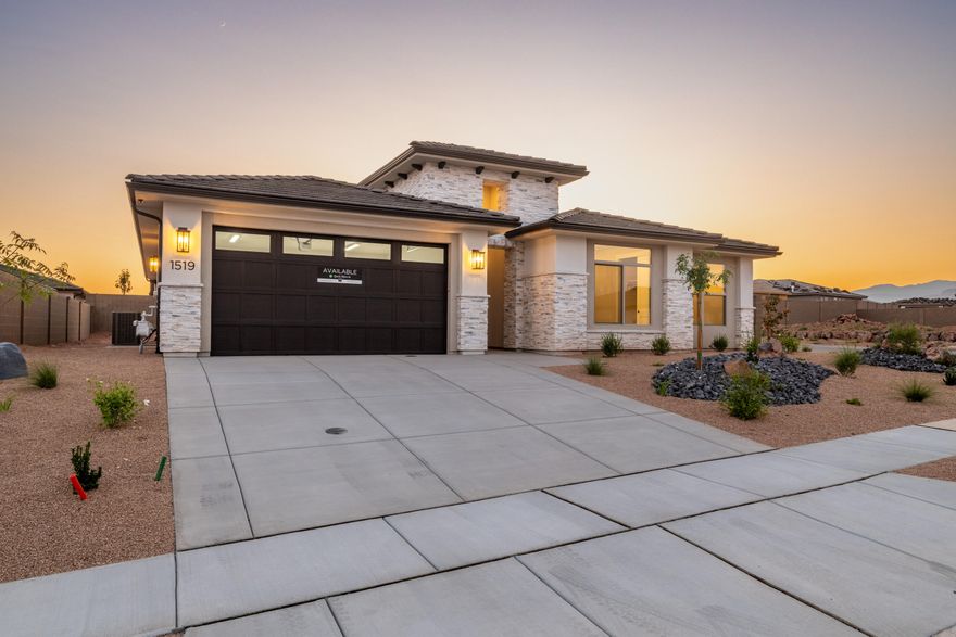 Discover the Upland, an impressive 4-bedroom, 3-bathroom home featuring 2,470 square feet of thoughtfully designed living space. This residence combines elegance and functionality with an open layout and a kitchen that offers optional gourmet enhancements for the culinary enthusiast. The primary suite includes a private ensuite bathroom, providing a peaceful retreat. A 3-car garage ensures ample parking and storage space. Residents have access to resort-style amenities, including a pool, spa, and recreational courts, perfect for an active lifestyle.