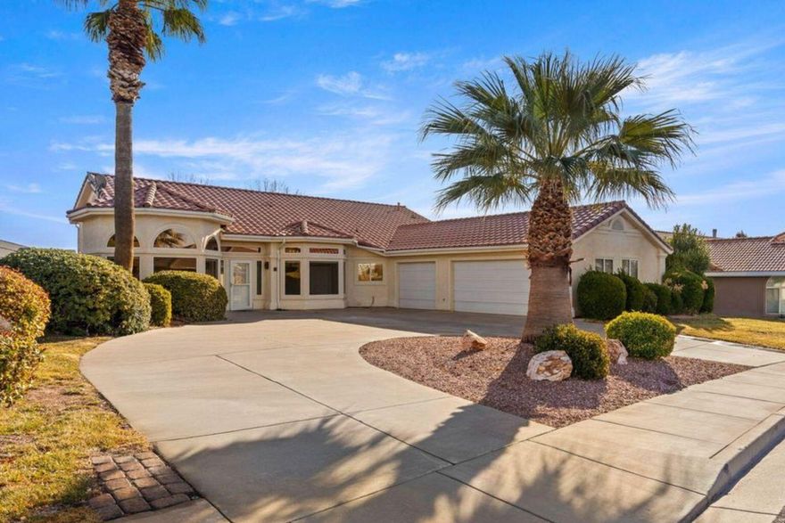 Check out this beautiful 3 bed, 2.5 bath home centrally located in St George. Lots of windows let in natural light enhancing the open feeling, while the large fenced backyard allows you to entertain small groups, large gatherings & everything in between. Close to schools, shopping & entertainment, and minutes away from hiking/biking trails, state & nat'l parks and more! NO HOA