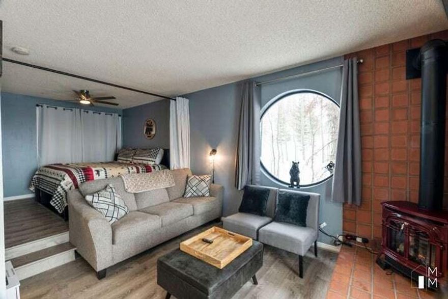 Best Deal in Brian Head! This could be a great AirBnb money maker as well as a cozy retreat. Check out the Bougie Bear Den! Quaint condo with spectacular views from the top of Eagles Roost Street. Recently updated with everything you need. This is a ground level corner unit, with natural gas! So cozy with the natural gas stove, comfortable furniture and lovely views all around, only a few steps into the unit from the parking lot! You will love the sunrise and sunset views from your perfect spot on the covered patio! This condo is centrally located between Zions, Bryce Canyon, Cedar Breaks and Panguitch Lake is a short drive away. This is a four-season condo with fun outdoor activity to enjoy all year round!