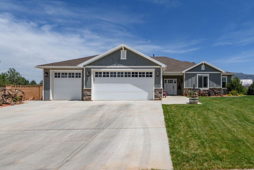 Here is your chance to own a truly one of kind property! Sitting on more than .62 of an acre gives ample room for anything you'd ever need! A HUGE solar array that makes your electric bill next to nothing and owned out right by YOU. Tons of storage all over the house, including a huge shed in the back! A brand new concrete patio was poured that will make a great place to relax. A bonus is the heater in the garage making cold cars in the winter a thing of the past. No HOA so you can truly make this a home of your dreams! Don't miss out on this opportunity, call now!