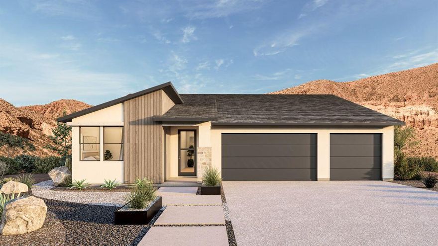 Up to $15,000 in preferred lender incentives! Under Construction - The Sage Plan in Shooting Star! 

This stunning single level home offers 1,678 sq ft with 3 bedrooms, 2 baths, and a spacious 3-car garage. Situated on a premium view lot, this elevated homesite takes full advantage of Shooting Star's unique tiered layout--delivering incredible views you won't want to miss.

Stunning open-concept design featuring a beautiful and bright kitchen and great room, perfect for entertaining and everyday living.
Enjoy a spacious primary bedroom with en-suite that includes dual sinks and walk-in closet.

Our homes come with extraordinary standard features, including a tile roof, covered patio, quartz countertops throughout, tile backsplash, soft-close cabinetry, full tile tub surround with shelf, luxury vinyl plank flooring, upgraded carpet and pad, three-tone interior paint, laundry room cabinets--and so much more!--all thoughtfully designed for style and durability.

Call now for details and ask about our incredible upgrade packages, preferred lender incentives and available lots!

Located in Washington City, just minutes from St. George, this community features a neighborhood park complete with pickleball courts. You'll also enjoy close proximity to Southern Utah's renowned outdoor recreation, world-class golf courses, and Sand Hollow Reservoir.
