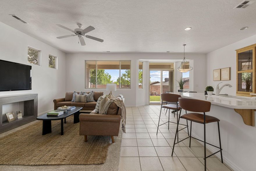 Welcome to this charming home in Coral Canyon featuring 3-bedrooms, 2-bathrooms, and a dedicated office that could easily serve as flex space for whatever fits your lifestyle. With new paint and carpet, this home is ready for its new owner!

There is no shortage of storage in the home including cabinetry in the hallway, a large walk-in closet in the primary bedroom, and an oversized 2-car garage. Step outside to a private, peaceful backyard that's fully fenced, gated, and beautifully landscaped with low-maintenance turf and native plants. The extended covered patio offers the ideal setting for relaxation and entertainment year-round.

As part of the Coral Canyon community, you'll have access to fantastic amenities, including an 18-hole golf course, pickleball and tennis courts, parks, playgrounds, walking paths, a clubhouse with both indoor and outdoor pools, a pavilion area, and a fully-equipped workout facility. With easy access to shopping, dining, outdoor recreation, and within walking distance of Coral Canyon Elementary School, this home makes a wonderful primary residence, vacation getaway, or investment property.

Don't miss the chance to live in one of Southern Utah's most desirable communities and schedule a private showing today!