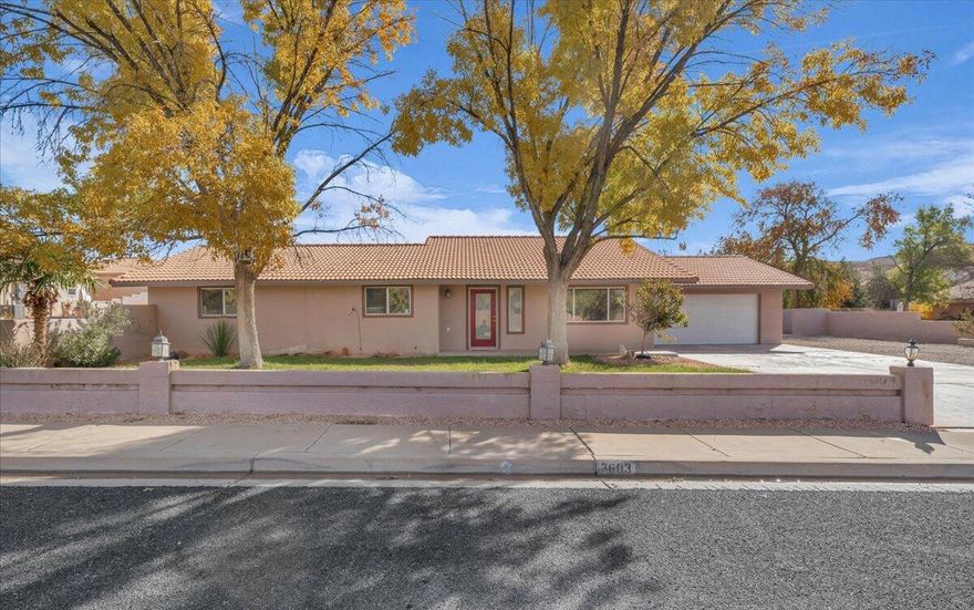 Non-conforming 3 unit property in Bloomington Ranches, one of the best neighborhoods in St George. No HOA! Perfect house-hacking opportunity for investors wanting to live in a great area and off-set their housing expenses with rental income. Could also be an amazing multi-generational property. Plenty of parking on the half acre lot with rear property access in addition to a large RV gravel parking area. Main unit (recently remodeled) is owner occupied and the two smaller units are currently rented.