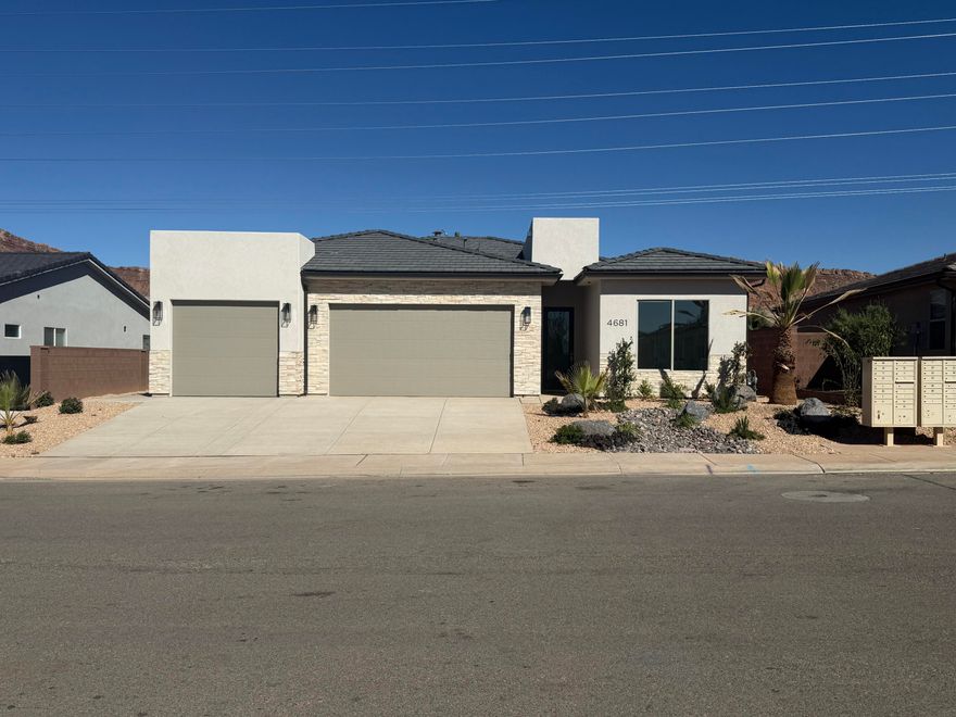 This is the perfect family home.  Comes with 4 bedrooms (one of which is a casita with a separate exterior entrance, mini fridge and sink), perfectly sized family room and kitchen spaces, decorative walls, quartz countertops, gas cooktop, custom tile work, finished yard and really great curb appeal! The neighborhood can't be beat.  It includes a community swimming pool and hot tub space which comes in handy to soak or cool off on hot summer days!