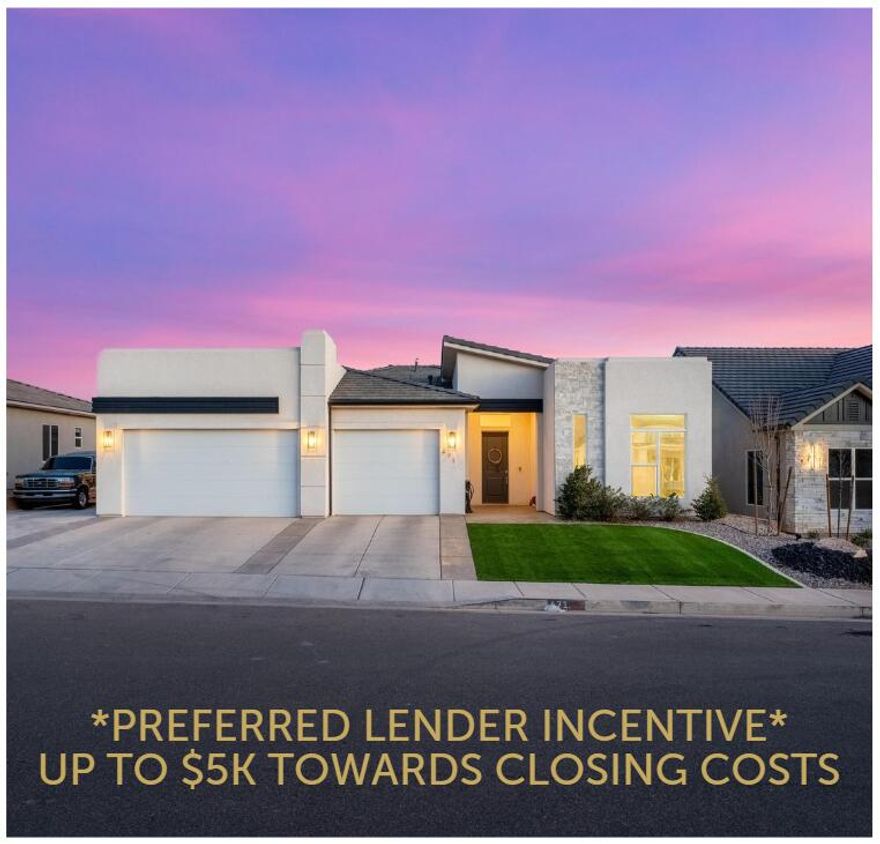 This thoughtfully designed home offers space, flexibility, and year-round outdoor living. The open floor plan features upgraded flooring throughout with no carpet, creating a clean, modern feel and easy maintenance. Generous living areas and natural light provide seamless indoor-outdoor flow.

A rare private-entrance casita adds versatility for guests, multigenerational living, a home office, or potential rental income. The three-car garage and RV parking offer ample room for vehicles and toys.

Enjoy true year-round living in the backyard with a pool and inviting outdoor space, all in a desirable Washington location near Southern Utah amenities and recreation.