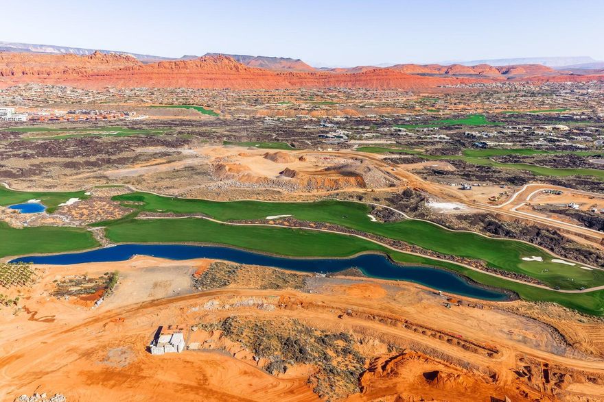 A rare opportunity for the true golf purist, this exceptional 0.72-acre pondside homesite is perfectly positioned along the water on the 13th hole on a flat lot. Enjoy front-row views of championship play on Tom Weiskopf's 73rd and final course design—an award-winning layout, host of the PGA Tour's Bank of Utah Championship, and already ranked among the nation's premier modern courses. One of only six pondside fairway homesites in Silver Reef, this coveted offering combines intimate proximity to the course with the serenity of water frontage, expansive green fairway views, and striking red rock scenery rising in the distance—all with a touch of privacy. Ownership includes Black Desert Club membership with no initiation fee, preferred tee times, and full access to resort amenities including seven dining venues, luxury spa, Championship Pickleball facility and event arena and now under construction, a 5-acre Waterpark with something for all ages, including private adult only areas.

Set within Southern Utah's iconic red rock landscape and just under an hour from Zion National Park, and minutes from Snow Canyon State Park, this homesite offers an accelerated path to refined desert living. Trophy golf properties of this caliber are exceedingly rare.