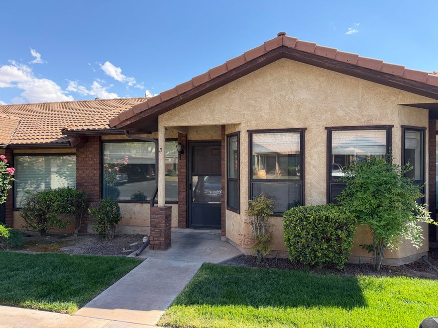 Opportunity near Downtown St. George! This 2-bedroom, 2-bth townhome offers great potential for a primary residence, second home, or investment property.

Features include a spacious primary suite with walk-in closet, private enclosed patio, and easy-maintenance living.  Conveniently located near shopping, dining, and outdoor recreation.

Property is being sold as-is and is subject to short sale approval.  Priced to reflect condition and create an excellent value opportunity.

Don't miss your chance to own in this desirable area at an attractive price point!  

Assigned covered parking spot, assigned open parking space plus extras.