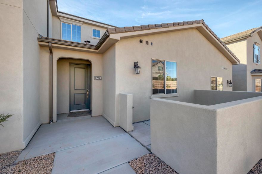 Welcome to this beautiful brand new Ivory townhome offering 3 bedrooms, 2.5 bathrooms, and a 2-car garage, designed for comfortable, modern living. 
The bright, neutral interior creates a warm and inviting atmosphere with a flexible layout perfect for everyday life and entertaining. Enjoy a vibrant community with scenic walking trails and a resort-style pool. A preferred lender incentive is available, which may include assistance with closing costs or rate reductions, adding exceptional value and affordability.   This home combines style, space, and lifestyle in one exceptional opportunity