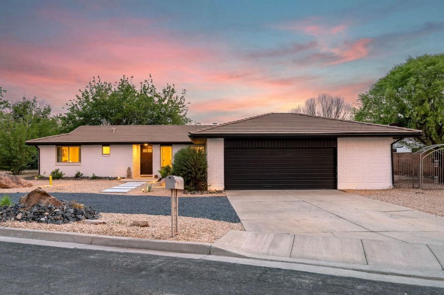 Beautifully maintained home in sought-after Bloomington Ranches! Enjoy a peaceful, semi-rural setting with stunning red rock surroundings. Potential to convert the second living area addition to a 3rd bedroom or ADU creating added value. Interior updates include fresh paint, new baseboards, updated lighting, LVP flooring, new carpet, and a kitchen with updated appliances. Spacious layout with inviting living areas and a functional, stylish kitchen. Fully landscaped front and back yard with over $20K in improvements, mature trees, and great outdoor space. Smart doorbell and thermostat included. Move-in ready and close to local amenities and recreation!