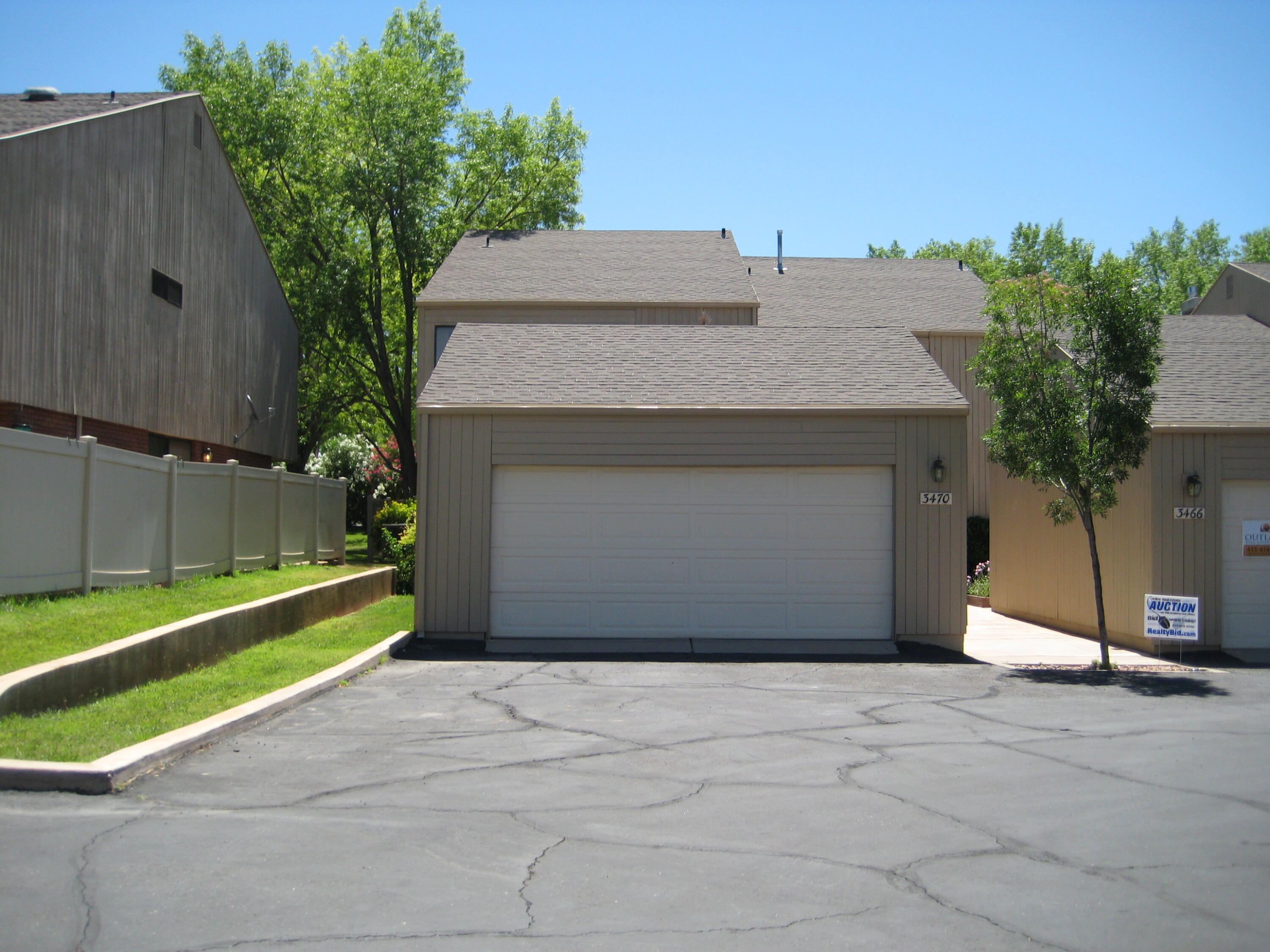 Spacious, fully furnished and in a great location! This large two bedroom townhome in Bloomington also boasts a detached two-car garage with additional storage, a private patio, a huge master bedroom, and TWO fireplaces. This townhome comes with a furniture package including flatware, silverware, small and large appliances. Priced to update it your way.