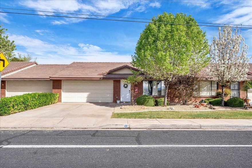 Beautifully remodeled single level home located in the heart of downtown St George. Recent updates include new flooring, fresh paint, modern light fixtures and stylish finishes throughout. Enjoy both a comfortable living room off the entry plus family room that flows into the updated kitchen. Large windows bring in plenty of natural light. Step outside to a private, fully fenced backyard perfect for gatherings or private evenings. Additional highlights include a 2 car garage and convenient access to hospital, dining, shopping, schools and more!