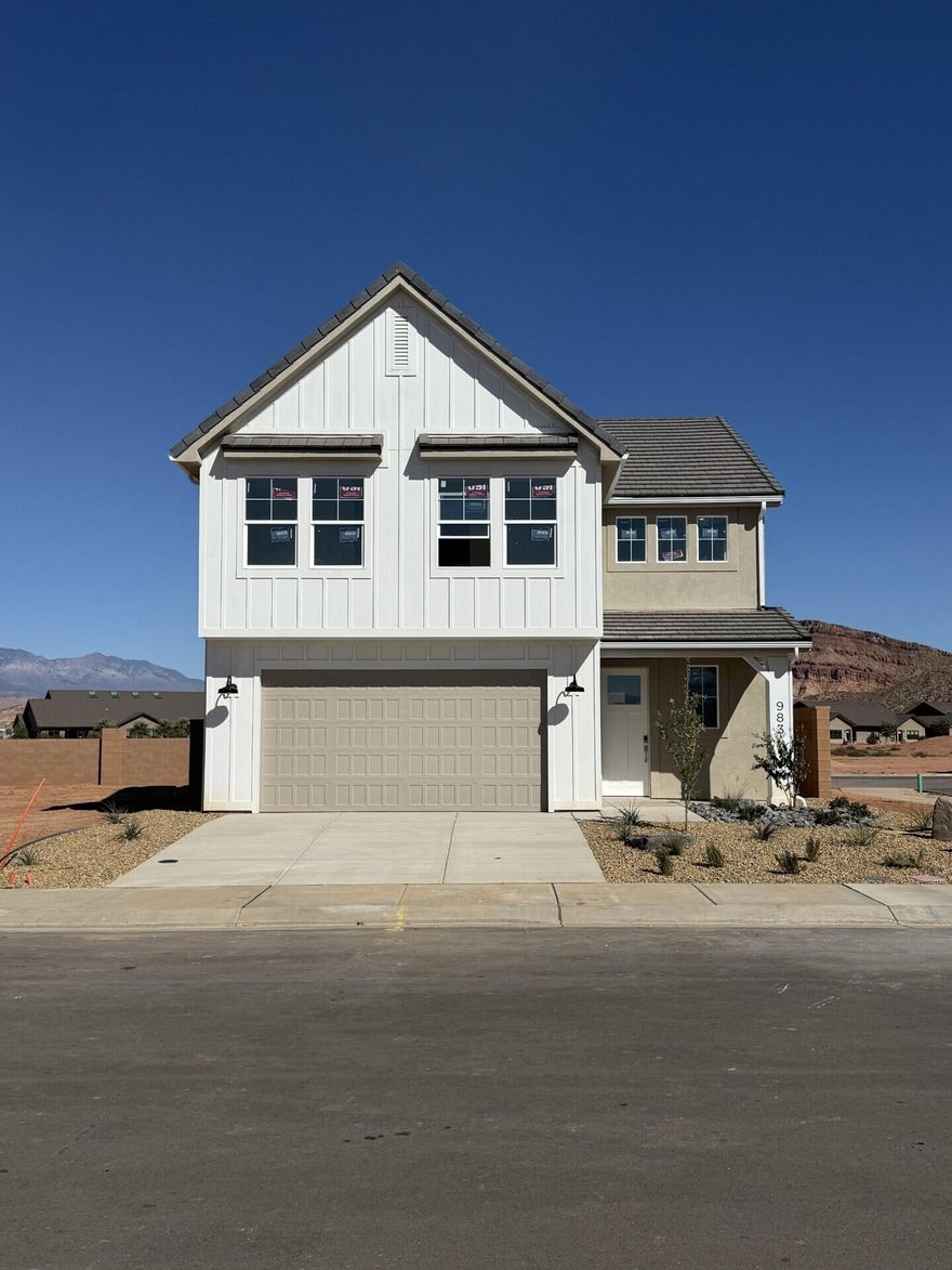 Welcome to the Onyx, your own desert paradise at The Preserve at Alaia (formerly known as Stucki Farms). Adjacent to the stunning and luxurious surf club at Zion Shores! This exceptional neighborhood offers a perfect blend of modern living and outdoor adventure. Situated near exciting off-roading trails, minutes from St. George, and only 45 minutes from Zion National Park! This Visionary home is built with 2x6 framing and R-50/R-19 insulation for extra heat/cooling efficiency year-round. Experience the joy of living in a vibrant community designed for those who appreciate nature, quality craftsmanship, and a convenient lifestyle.