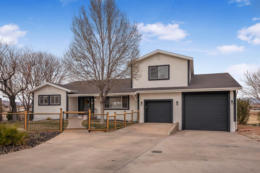 Back on the market through no fault of the sellers after the previous buyer was unable to perform. Now priced at $585,000, the sellers are highly motivated and seeking a timely close. Qualified buyers won't want to miss this opportunity.

Golf Course Living | No HOA | 4 Bed, 4 Ensuite Baths | Oversized RV Garage | Want the feel of living on more land without the price tag? This home delivers. Set at the end of a quiet cul-de-sac, backing to open golf course views of Pine Mountain, fairways, and ponds. Inside, the open layout offers a spacious kitchen, cozy fireplace, and large covered patio perfect for taking in the scenery. Each bedroom has its own ensuite bath, ideal for children, guests or multigenerational living. Complete with a flex room/office, large laundry, and 50ft RV garage. Located in the Desert Hills school zone, near top rated schools, dining, parks, and all the conveniences, plus low cost Dixie Power.