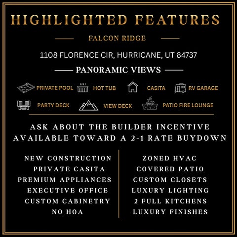 Tiny photo for 1108 Florence CIR, Hurricane, UT 84737 (MLS # 26-276736)