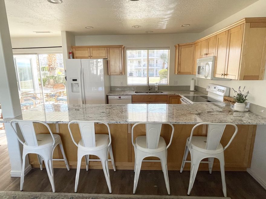 1/8th Co-Ownership in a recently updated condo in the highly desired Las Palmas Resort. The best way to experience a second / vacation home without the overwhelming financial burden of single ownership. The condo is fully furnished and ready to use and enjoy. This ground level unit is very conveniently located on a quiet dead end street and has a pool, hot tub, playground and large grass area right out the patio door. All information deemed reliable, Buyer and Buyer's Agent to verify.