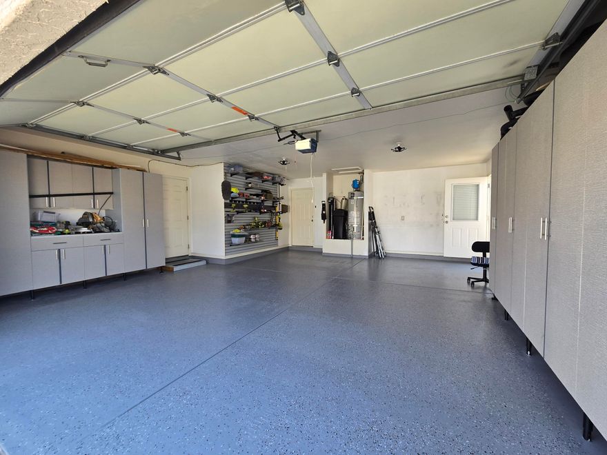 Come see this spacious 3 Bed with Den or Gym Room, 2 bath home in a desirable 55+ community! Featuring a large, bright kitchen with plenty of natural light, this home also offers a versatile bonus room with its own outdoor entrance—perfect for a gym, craft room, or guest space. Enjoy the private covered patio, RV parking with hookups, and low-maintenance artificial turf. Added upgrades include NEW AC unit with warranty, epoxy garage flooring with built-in shelving, and storm doors. Fridge, washer, and dryer are included! With a low HOA and convenient location just minutes from local stores, hospital, and the interstate, this home combines comfort, function, and value.