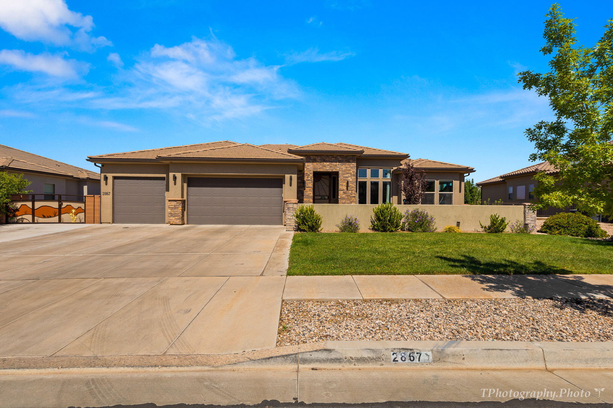 A beautifully designed sanctuary that perfectly blends comfort and elegance. This stunning residence boasts an abundance of natural light, creating a warm and inviting atmosphere throughout. The spacious layout includes a second living space with a fully equipped kitchen, perfect for guests or extended family.
Step outside to your private oasis, where a sparkling pool awaits, surrounded by a well-maintained backyard ideal for relaxation or entertaining. The front courtyard offers a charming first impression, setting the tone for the rest of the property. This home is equipped with smart features, allowing you to control the lights, doors, and more directly from your phone. Enjoy the convenience and peace of mind that comes with a home designed for modern living. Storage will never be an issue, with plenty of space to keep your belongings organized and out of sight. Enjoy outdoor living on the expansive deck, perfect for dining al fresco or simply unwinding with a book.
This home is not just a place to live, but a lifestyle to embrace. Don't miss the opportunity to make it yours!