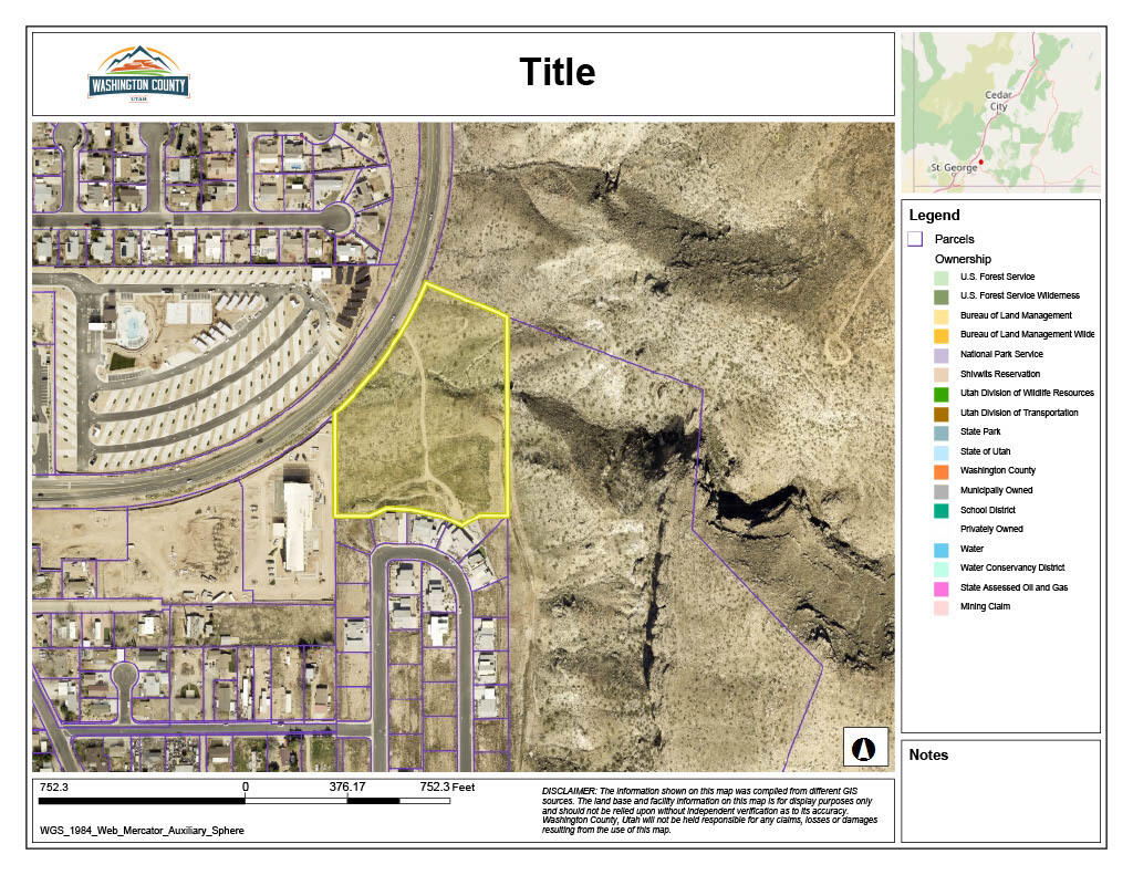 LAVERKIN TOWNSITE AND FIELD - Land