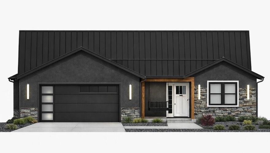 Opportunity awaits on this spacious 0.46-acre lot with stunning mountain views and wide-open skies. Located in a peaceful rural setting, this property is ready for your custom build. Choose from beautiful home plans like the one featured here, offering a modern farmhouse design with clean lines, vaulted ceilings, and a smart single-level layout. This lot gives you the freedom to design your perfect space in a quiet, scenic community. Come see what Minersville has to offer!