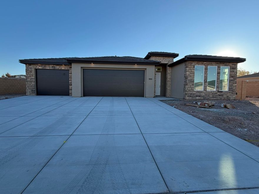 Check out this 3 bed, 2 bath, single-level home in the desirable Park Side at Grandpa's Pond community. Enjoy all the amenities Grandpa's Pond has to offer without having to pay an HOA fee. This home has plenty of RV parking with full hookups, enclosed backyard, large covered patio with double-slider doors. Inquire today! Estimated completion middle of December.