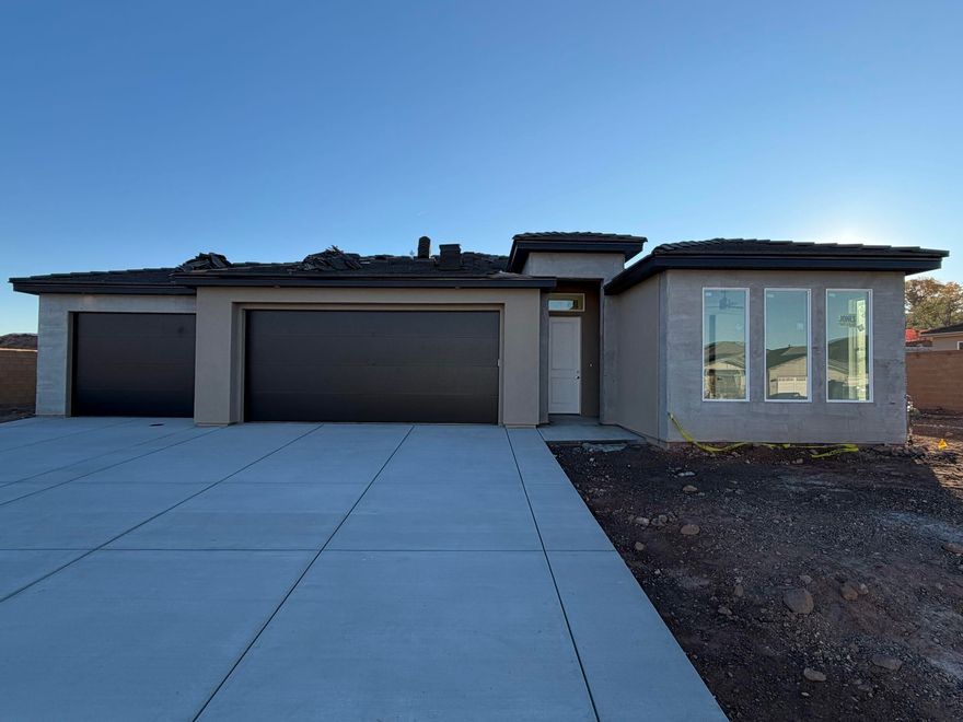 Check out this 3 bed, 2 bath, single-level home in the desirable Park Side at Grandpa's Pond community. Enjoy all the amenities Grandpa's Pond has to offer without having to pay an HOA fee. This home has plenty of RV parking with full hookups, enclosed backyard, large covered patio with double-slider doors. Inquire today! Estimated completion middle of December.