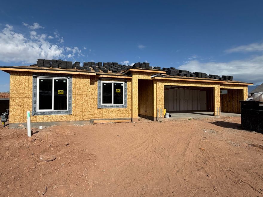 Another home in the sought-after Cottonwood Hollow community is under construction. This 4 bedroom, 3 bathroom home includes a casita with fully independent living, perfectly positioned to create extra income from Zion National Park tourism. Schedule an appointment today to discuss available selection options and choices. This home is estimated to be complete October 2026.