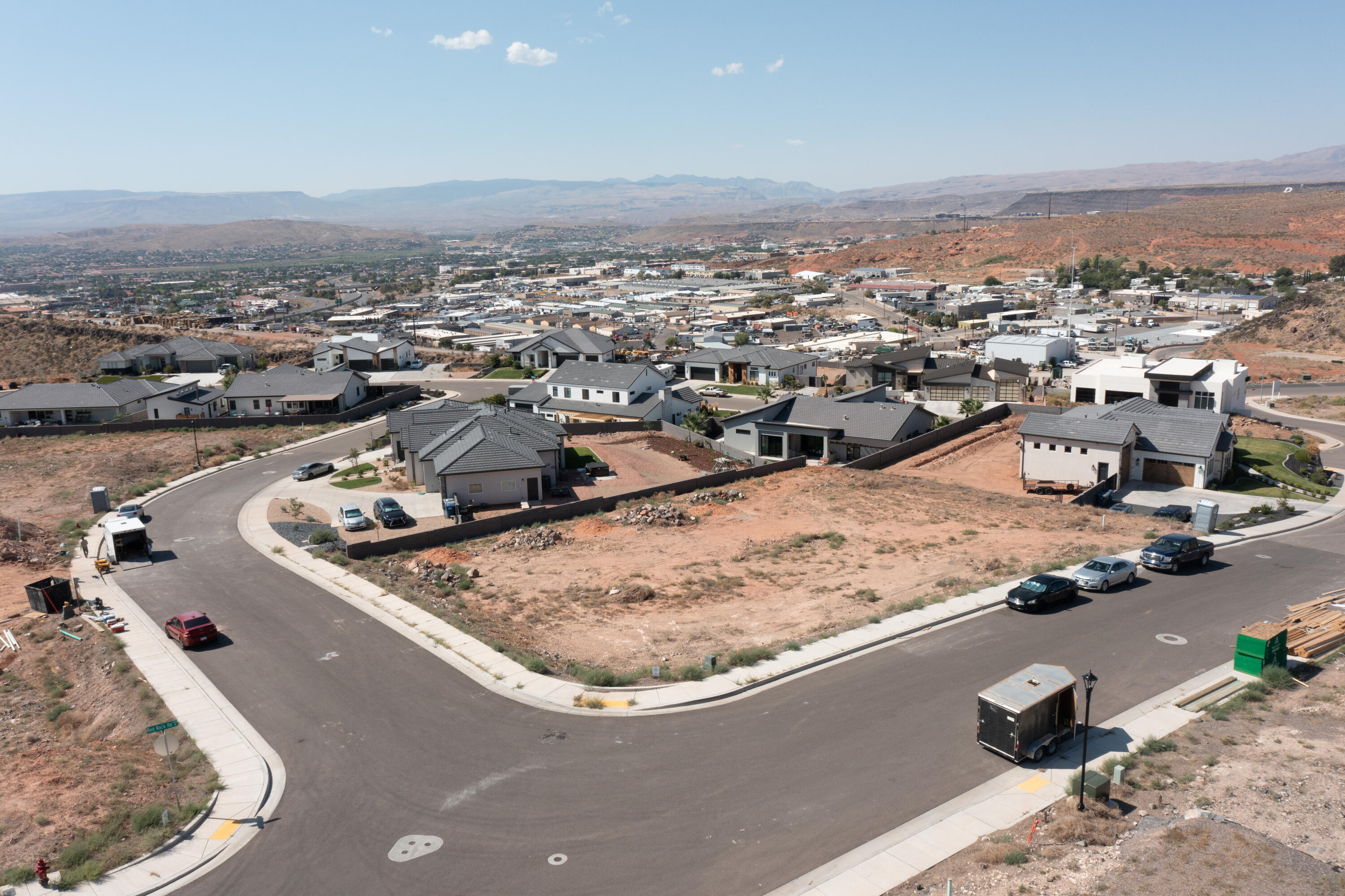 This premium lot offers breathtaking views of the city and surrounding natural beauty. Located in St. George's highest elevated subdivision—nearly 500 feet above town, including Stone Cliff and Foremaster—you'll enjoy quick access to downtown, hiking, biking, and off-road trails. Just 15 minutes from two fishing reservoirs and multiple golf courses. With BLM land at your doorstep, you can ride bikes or ATVs right from home. Oversized lots are available with easy highway access. Buyer covers water impact fees. Plan approval by the architectural committee is required before construction. All information is reliable but should be independently verified, including utilities and ACC guidelines.