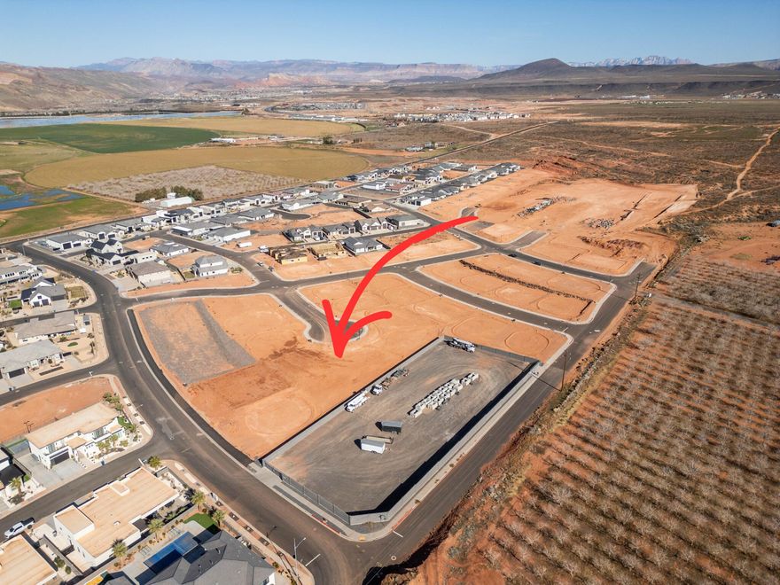 Subdivided lot in a new section of Sand Hollow Village subdivision. Bring your builder and build the home of your dreams!