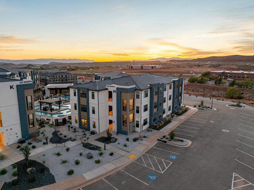 Turn-key and fully furnished, this 2-bedroom, 2-bathroom vacation condo at Terra is offered with the furniture package included, making it truly move-in or rental ready once furnished. With its contemporary design and open layout, this inviting space offers the perfect mix of comfort and style, making it the ideal base for your Southern Utah adventures. Whether you're relaxing inside or enjoying the resort's pool, lazy river, and pickleball courts, Terra offers everything you need for a memorable stay. Located near Zion National Park, Sand Hollow, and Quail Creek, this vacation condo is your gateway to the natural beauty of the region. Photos are of a similar unit.