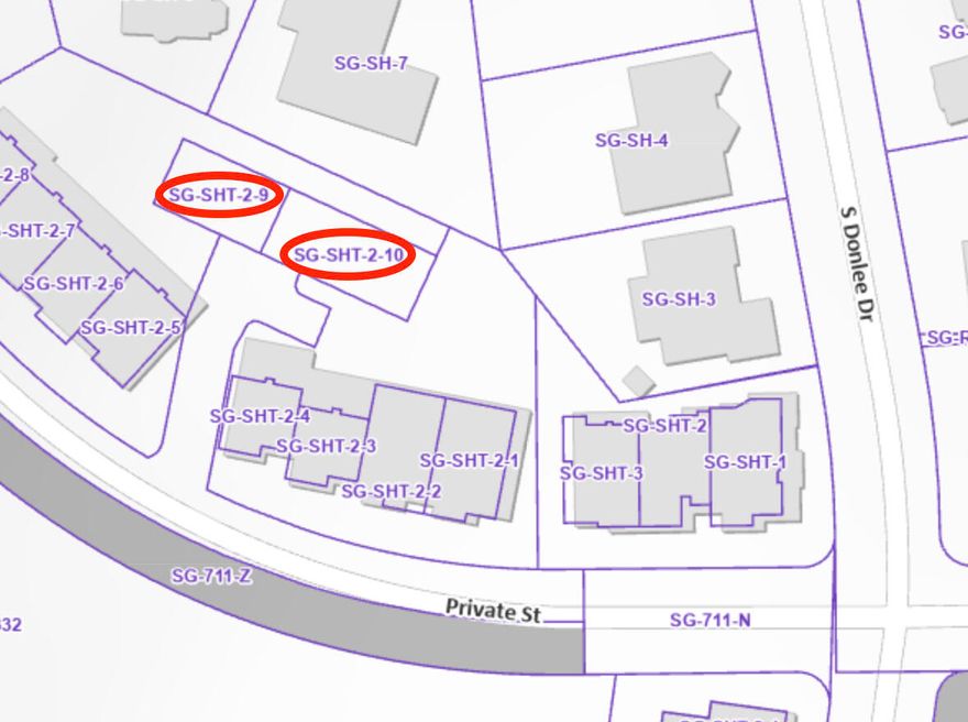 2 townhome pad-sites located in Shadow Hills Townhomes Phase 2 , unit #9 and #10.  Great location near Tech Ridge and minutes to downtown.
