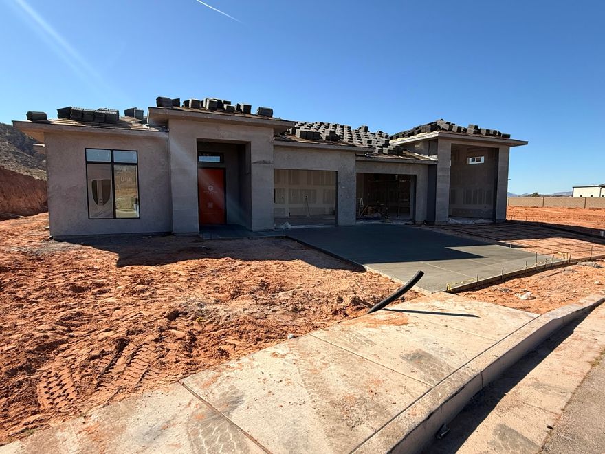 New single level at the top of The Heights at Washington Bench underway! Modern desert living with space for everything. This 4-bedroom home includes an attached private casita with separate entry and partial kitchen, perfect for guests, multigenerational living, or rental potential. The spacious open-concept living and kitchen area features an upgraded appliance package and a generous walk-in pantry. A  43'' RV garage offers room for all your toys, while the extended covered patio creates the ideal setting for outdoor entertaining. Enjoy peaceful surroundings with views, privacy, and quiet, all in one exceptional property. To be completed this Spring.