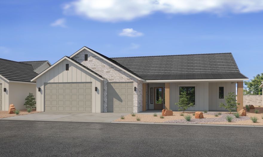 SunRiver Firelight an exciting new community just West of Toquerville. This new community will have over 1,200 homes and the amenities and lifestyle that SunRiver is famous for.  1st phase of amenities breaking ground in November of 2025 and ready for use late 2026. This home is an Astoria spec home with over $122K in design upgrades and a 4 car tandem garage fully landscaped.  No HOA for first 2 years after closing to Founders Club (first 74 homes.) Visit www.sunriver.com to see all the details. Buy now and get larger homesites close to amenity. This home qualifies for HECM purchase, as low as $459,900 down with no mortgage payment if over 62 years old, for qualified borrowers.