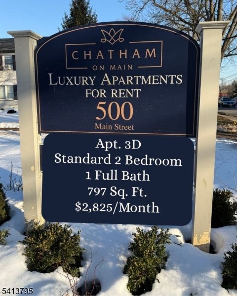 500 Main St - Apt. 3D 3D Chatham Boro NJ 07928