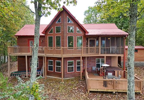 A home in Mineral Bluff