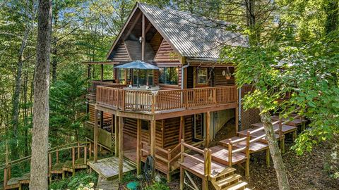 A home in Mineral Bluff