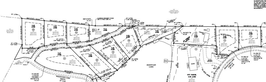 11 Lots Mountain Lake Drive