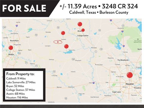 Tiny photo for 3248 County Road 324, Caldwell, TX 77836 (MLS # 26006107)